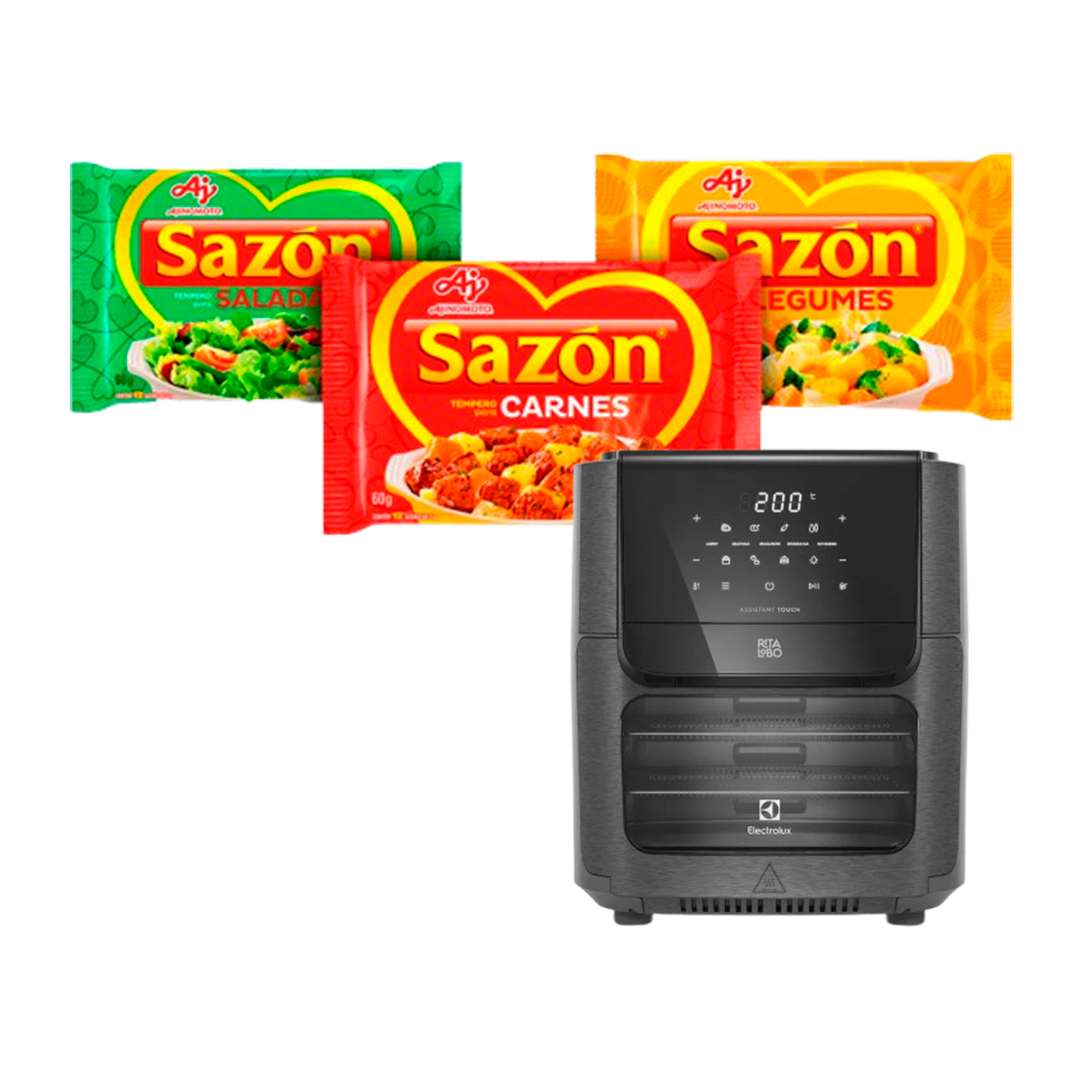 Tempero Sazon 60gr Variedades (Compre 03un. Ganhe 01 Cupom P/Conc. A Uma Airfryer)
