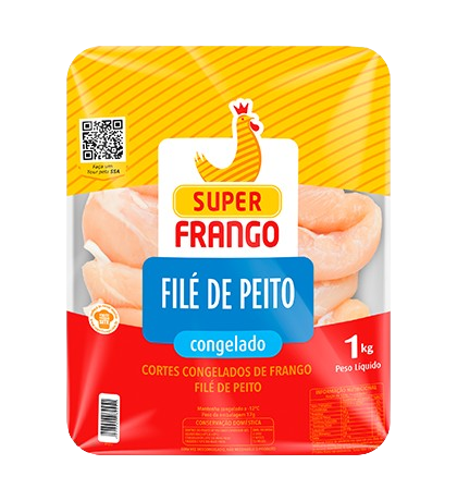 Filé De Peito Frango Super Frango Bdj 1kg