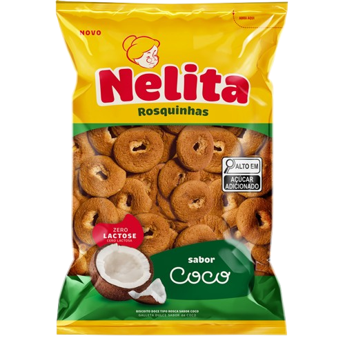 Biscoito Nelita Rosquinha De Coco 500gr
