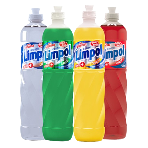 Detergente Limpol 500ml Fragrâncias