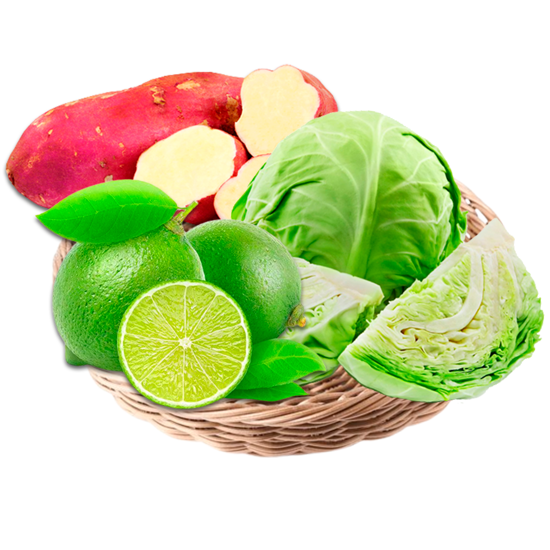 Repolho Verde, Batata Doce E Limão Taiti