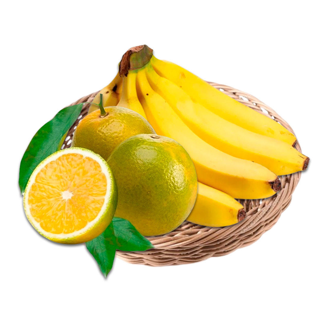 Laranja E Banana Nanica