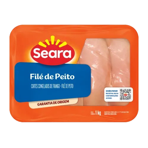 Filé De Peito Frango Seara Bdj 1kg