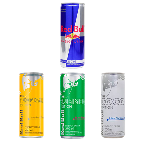 Energético Red Bull Energy Drink 250ml Sabores