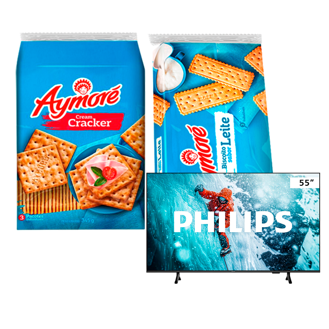 Biscoito Aymoré 345gr Sabores (Compre R$25,00 Reais Em Bisc. Aymoré Ganhe 01 Cupom P/Conc. A 01 Tv 55pl)
