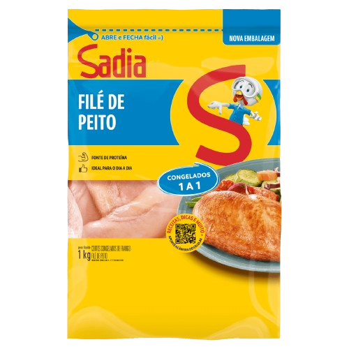 Filé De Peito Frango Sadia Iqf 1kg
