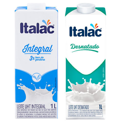 Leite Italac 1lt Integral E Desnatado