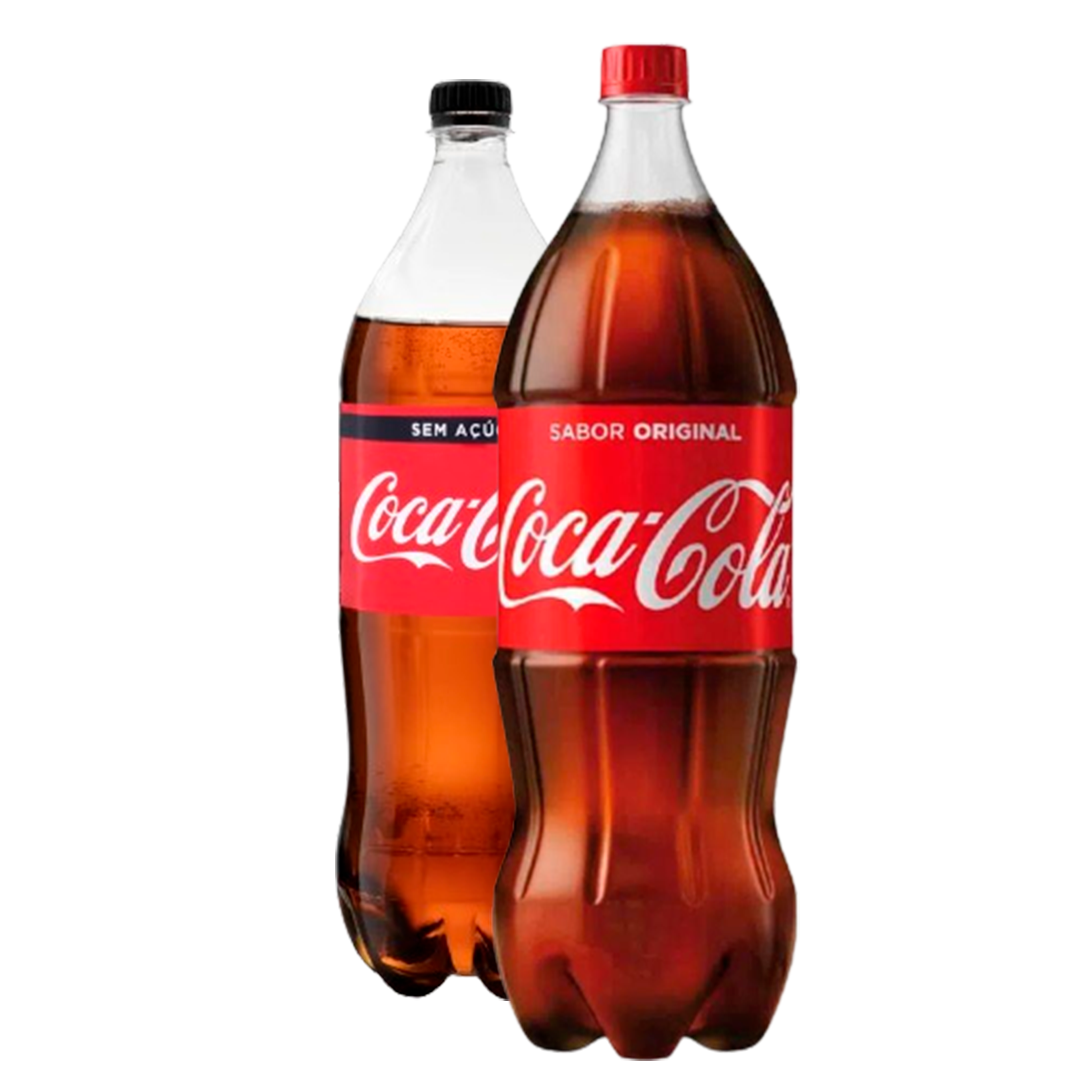 Refrigerante Coca Cola 2lt Tradicional E S/Açúcar